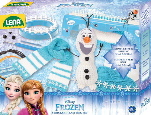 LENA® 42005 - Disney Frozen Strickset - Olaf & Schal
